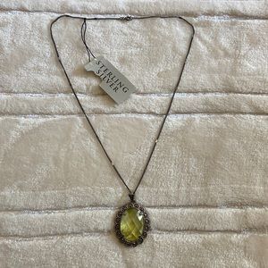 Sterling silver 925 marcasite necklace